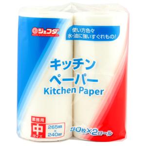 ジェフダ キッチンペーパー(中) 80枚×2の商品画像