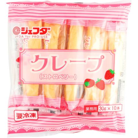 ジェフダ　クレープ ストロベリー　30g×10■