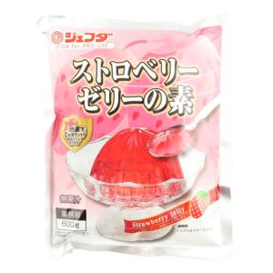 ジェフダ　ゼリーの素(ストロベリー)　600g｜amicashop