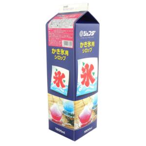 【夏商材　8月31日まで】ジェフダ　かき氷 イチゴ　1800ml｜業務用食品アミカYahoo!店