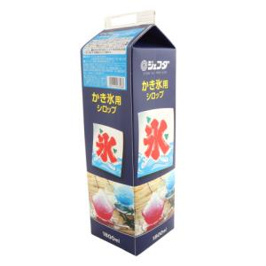 【夏商材　8月31日まで】ジェフダ　かき氷 ブルーハワイ　1800ml｜業務用食品アミカYahoo!店