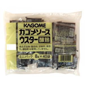 カゴメ　醸熟レストラン用ウスターソースミニ　8g×40<切替商品登録済>｜amicashop