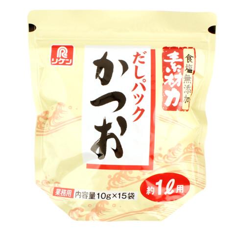 理研　素材力 だしパックかつお　10g×15