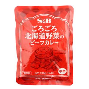 SB食品　ごろごろ北海道野菜のビーフカレー　200g