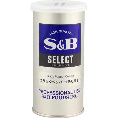 SB食品　ブラックペッパーあらびき(S缶)　100g