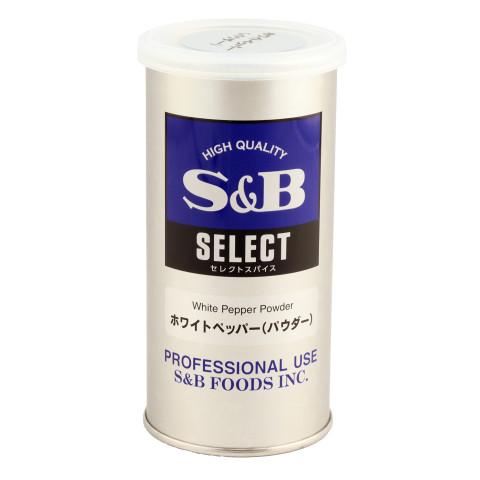 SB食品　セレクト ホワイトペッパーパウダー(S缶)　80g
