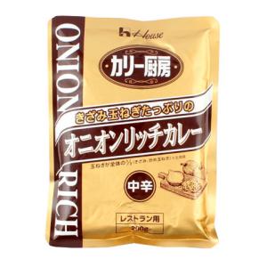 ハウス食品　カリー厨房 オニオンリッチカレー(中辛)　200g
