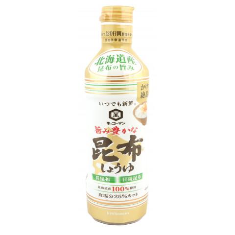 キッコーマン　いつでも新鮮旨み豊かな昆布しょうゆ　450ml