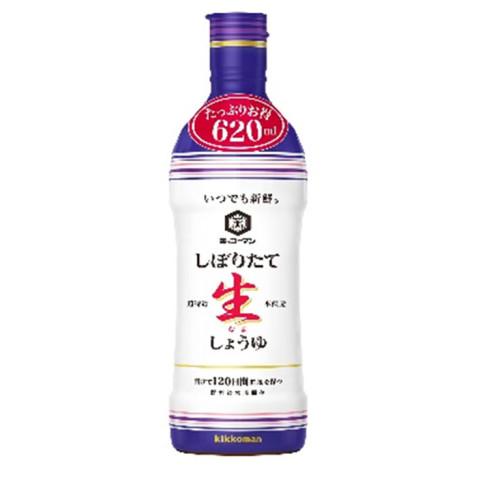 【5/8追加】キッコーマン　いつでも新鮮 しぼりたて生しょうゆ　620ml