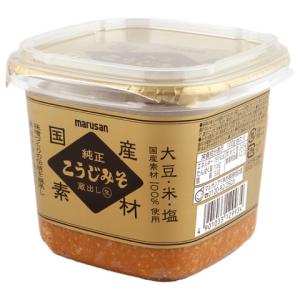 マルサン　国産純正こうじみそ 蔵出し生　500g｜業務用食品アミカYahoo!店