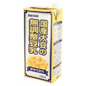 マルサン 国産大豆の無調整豆乳 1Lの商品画像