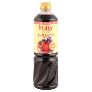 黒酢 ミツカン フルーティス 黒酢ざくろミックス 6倍濃縮タイプ 業務用