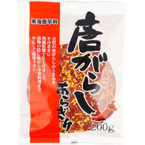 東海香辛料　荒切り唐辛子　200g