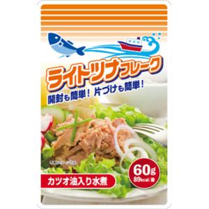 TFJ　ライトツナフレーク カツオ油入り水煮　60g