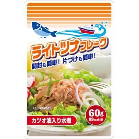 TFJ　ライトツナフレーク カツオ油入り水煮　60g