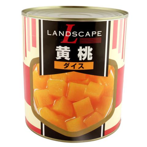 LANDSCAPE　黄桃ダイス　3000g