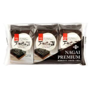 永井海苔　NAGAI PREMIUM 韓国海苔3P　8切サイズ×8枚×3パック｜業務用食品アミカYahoo!店