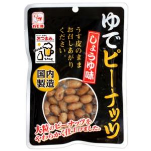 【10/9切替】カモ井　ゆでピーナッツ(しょうゆ味)　90g