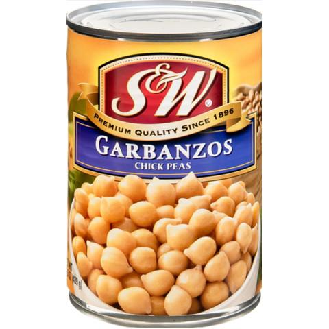 S&amp;W　ガルバンゾービーンズ　439g