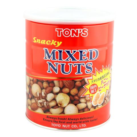 東洋ナッツ　スナッキーミックスナッツ缶　650g