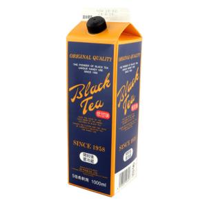 GSフード　ブラックティーL(低甘味)　1L｜業務用食品アミカYahoo!店