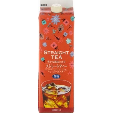 GSフード　ストレートティー無糖　1000ml