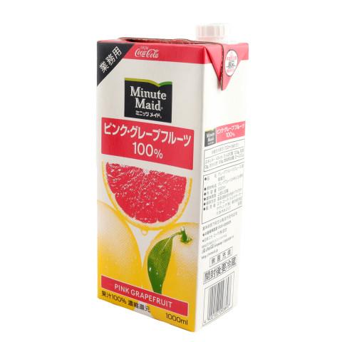 コカコーラ　ミニッツメイド ピンクグレープフルーツ100%　1000ml