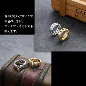 指輪 マイアミキューバンリング 幅8mm メン...の詳細画像5
