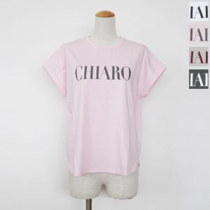 MICA&DEAL (マイカアンドディール) ロゴ Tシャツ ヘムラウンド フレンチスリーブ クルーネック CHIARO 0124109004｜amico-di-ineya