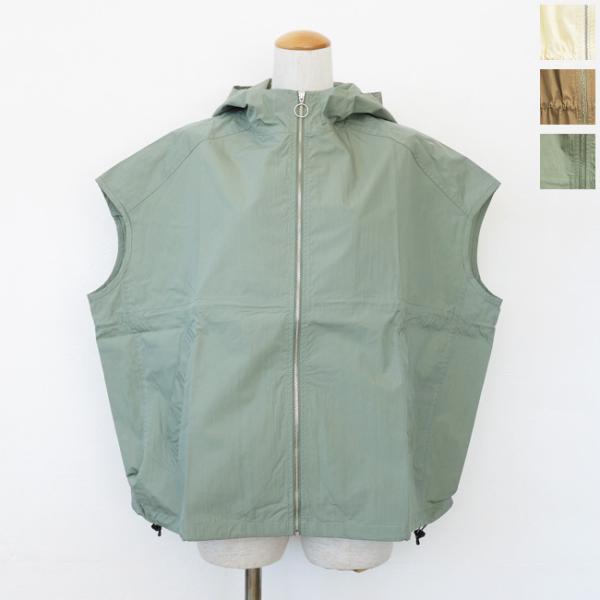 KELEN (ケレン) ベスト ドロストデザイン フード付き ジップアップ AROW LKL26HB...