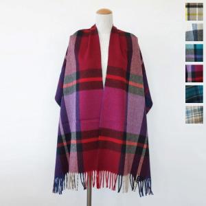 BRONTE (ブロンテ) ラムズウール ストール マフラー CHECK STOLE 50x190｜amico-di-ineya