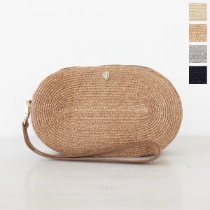 [国内正規品] HELEN KAMINSKI ショルダーバッグ  ラフィア レザー 2WAY クラッチバッグ Maemi Pochette｜amico-di-ineya