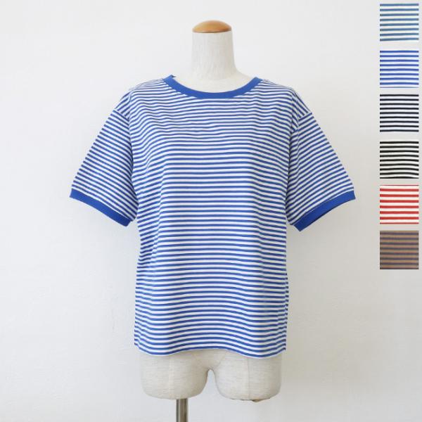 STAR&amp;STRIPE (スターアンドストライプ) リンガー Tシャツ 半袖 ボーダー クルーネック...