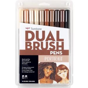 Tombow Dual Brush Pens 10/Pkg-Portrait (並行輸入品)
