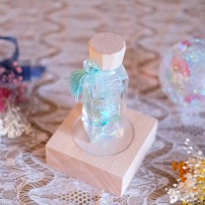 ハーバリウム ガラス 瓶 ボトル LEDコース...の詳細画像1