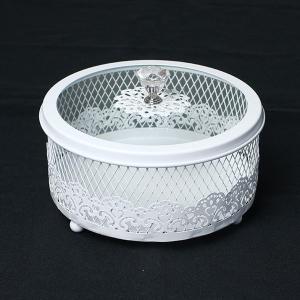 アイアングラスボックス ラウンド取っ手付き１コフラワーアレンジメント