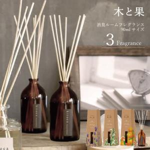 木と果 オレンジ リードディフューザー ルームフレグランス HARUKADO