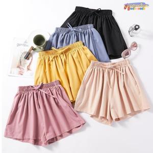 ショートパンツ レディース キュロットスカート シフォンパンツ 短パン ゆったり ショーパン ウエストゴム キュロット 夏 ワイドパンツ｜amigushop