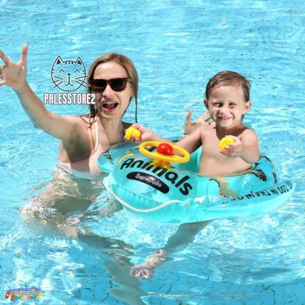 ベビーフロート 足入れ 赤ちゃん浮き輪 子供用 幼児用 乗り物 1-6歳 うきわ ウキワ 浮輪 キッ...