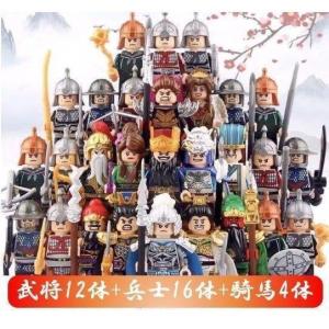 レゴブロック LEGO 三国志 三国武将/兵士/戦馬 人形 32体セット プレゼント 互換品｜amika-st