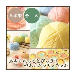 １色１０玉セット 毛糸 秋冬 あみもねっと とびっきりやわらかメリノちゃん 合太 まとめ買い用