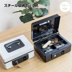 手提げ金庫 小型 A6 鍵付き 鍵式 M200...の詳細画像1