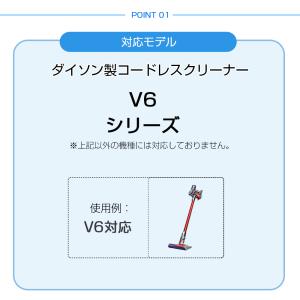 ダイソン掃除機フィルター V6シリーズ 3点セ...の詳細画像2