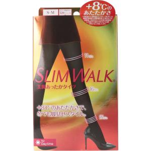 スリムウォーク 美脚あったかタイツ ブラック S-M 4902522677363