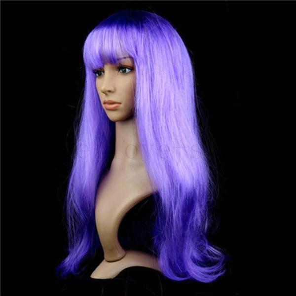 ストレート 女性用 wig サーカス 道化師 コスチューム ハロウィン道具 パーティー 仮装専用アフ...