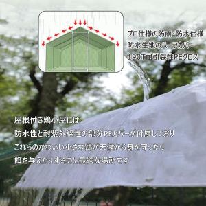 鶏小屋 キット 大型 亜鉛メッキ鋼製鶏用ケージ...の詳細画像2