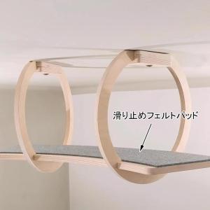 壁掛け式猫用ウォール家具 キャットステップ 猫...の詳細画像3