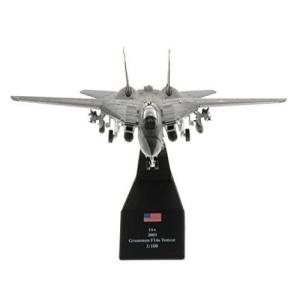 人気商品 F-14 戦闘爆撃機 航空機 3D合金モデル 1/100スケール トム