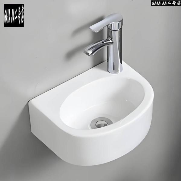 手洗い器 壁掛け 小型 手洗い台 洗面ボウル 洗面ボール 流し台 コンパクト ミニ型洗面台 省スペー...