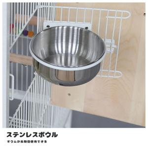 クリアアクリル鳥かご 複数飼い大型インコ ケー...の詳細画像4